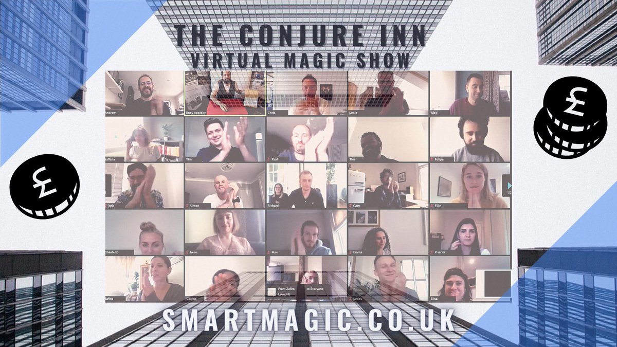 RussAppleby's tweet image. Spend your employer’s entertainment budget before the end of the tax year!!

#VirtualMagic #VirtualMagician
#Videocallmagician #VirtualMagicShow
#ZoomMagic #VirtualMagicShows
#thingstodoinlockdown #Zoom
#LockdownEntertainment
#Coronalockdown #SkypeMagician
#ZoomMagician