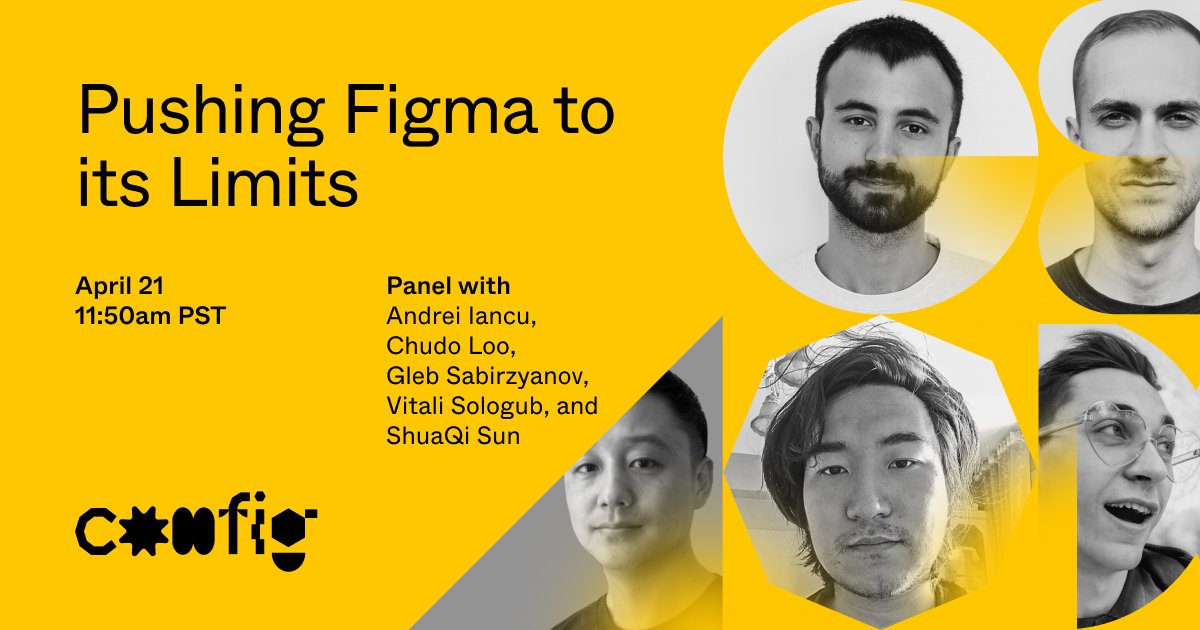 solo_cube's tweet image. Participating #config2021 this year. Extremely excited!
config.figma.com/talks/pushing-…
Come and see a lot of interesting ideas )
