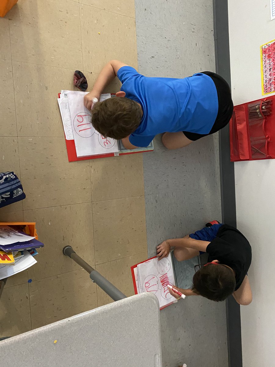 MsLauck's tweet photo. Our students came up with their very own game station “Number Bond Race”! So proud of their #mathpositivemindsets https://t.co/C6aQghxebe