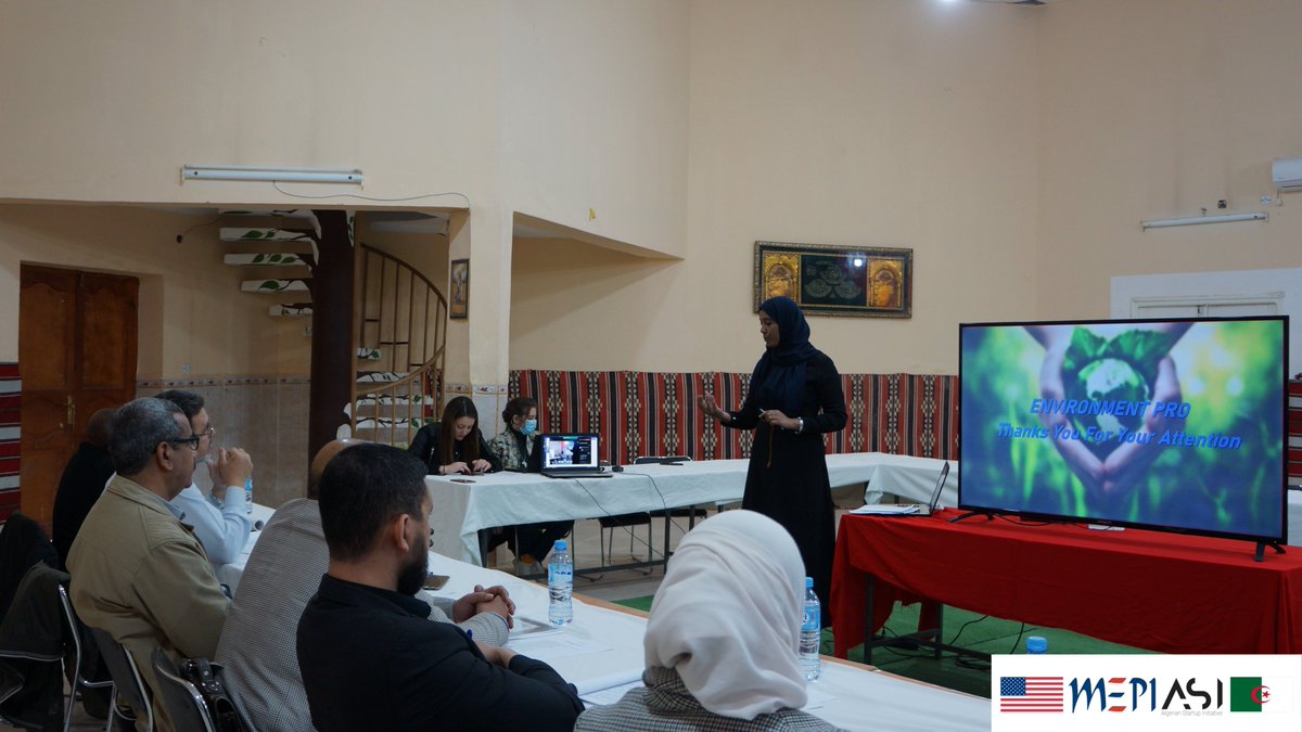 DjazairUP's tweet photo. Pitch day means competition and competition means selection. The latter was done on the basis of the marks awarded by the jury for each project.
At the end of this day, 8 projects were selected to join the incubator and benefit from 6 months of personalized support.
@USMEPI https://t.co/ZNDWhOtJtD