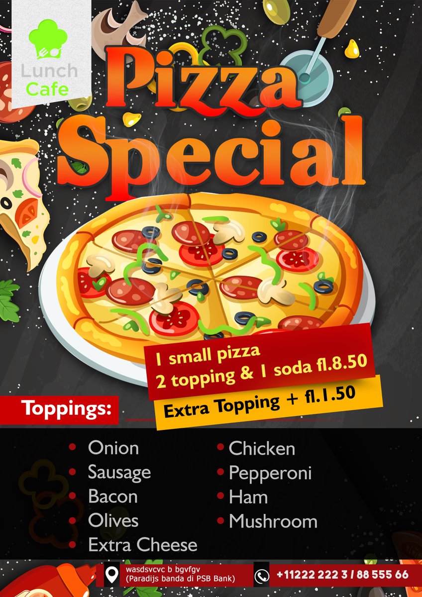 DamithM04318788's tweet photo. unique food, restaurant flyer, brochure, poster design Contac us
https://t.co/i6bAV9MOzs

#Flyers #food #flyerdesign #graphicdesign #Fiverr #usak  #Creative  #Fiverr #fiverrseller #fiverrbuyer #fiverrgigpromotion  #flyer #banners #webbannerdesign https://t.co/Pld6NFz9sc