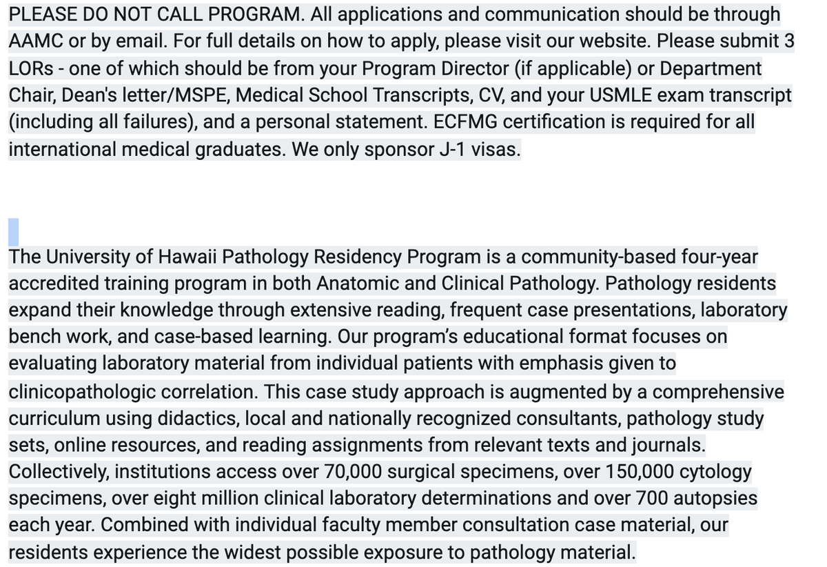 OPEN #Pathology Residency Opp PGY1 Hawaii: hawaiiresidency.org/pathology-resi… 

#Scramble2021 #MedEd #PathToPath #PathTwitter