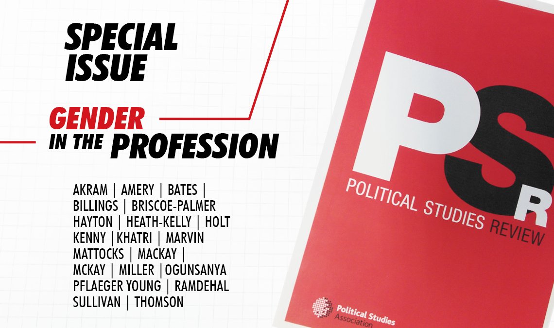 Political Studies Review (@polstudiesrev) on Twitter photo The special issue "Gender in the profession" brings together articles that map the #gendered terrain of the contemporary disciplines of Politics and International Relations in the UK
šMore: tiny.cc/fnnbtz
šThe issue: tiny.cc/knnbtz
<a href="/jencthomson/">Jennifer Thomson</a> @merylkenny The special issue "Gender in the profession" brings together articles that map the #gendered terrain of the contemporary disciplines of Politics and International Relations in the UK
šMore: tiny.cc/fnnbtz
šThe issue: tiny.cc/knnbtz
<a href="/jencthomson/">Jennifer Thomson</a> @merylkenny
