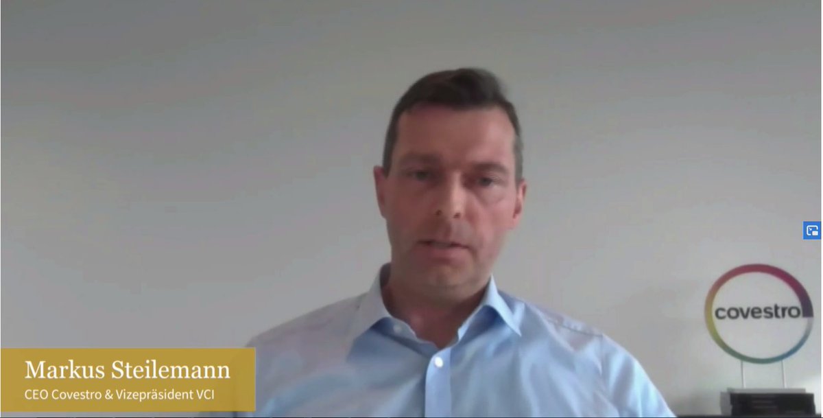 Klimaneutrale Zukunft und Kreislaufwirtschaft sind zwei Seiten der gleichen Medaille - Chemieindustrie ist sehr gut aufgestellt, Politik ist bei Rahmenbedingungen gefordert <a href="/MSteilemann/">Markus Steilemann</a> <a href="/chemieverband/">VCI</a> #Zukunftsdialog