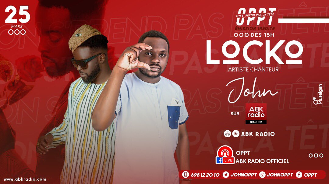 UMACameroon's tweet photo. 📻 @lockofficial sera sur les antennes de @abkradiofm avec JOHN, ce jeudi 25 Mars à partir de 15h.
#Magnet, son titre extrait de l’album #rhythmsofzamunda, inspiré du film #Coming2America est disponible sur YouTube et sur toutes les plateformes.
🔗 https://t.co/5i8aDQo6bb https://t.co/hx5SfMvyUF