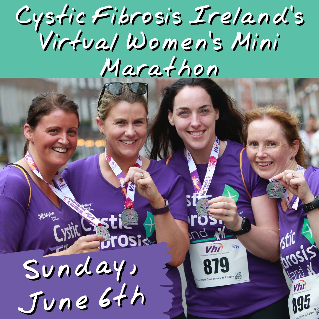 cf_ireland's tweet photo. Be One in 1000 for our Virtual Women's Mini Marathon, Sunday, June 6! Take part from anywhere in the world 🌍

Help raise urgent funding for supports &amp; services needed now more than ever by people with Cystic Fibrosis.

Share your pics #OneIn1000

Sign up:
https://t.co/AADOOm8g5U https://t.co/PSn9cmJwXz