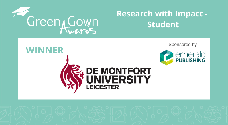 greengowns's tweet photo. Congratulations to Winner of Research with Impact - Student Award - Nalinee Netithammakom from @dmuleicester https://t.co/CrPBsPfHUB @Nalinee_Neti https://t.co/TNifo94zxV