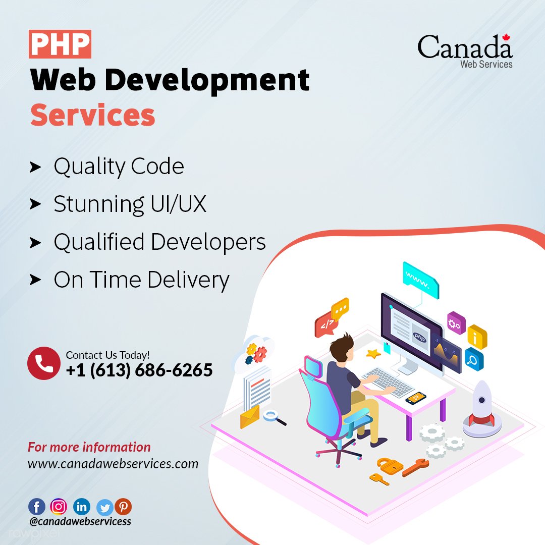 CanadaServices's tweet image. PHP Web Development Services
• Quality Code
• Stunning UI/UX
• Qualified Developers
• On Time Delivery
#developmentwebsite #webhostcanada  #webhostingcanada #php #codinglife #coder #phpdeveloper #machinelearning #webdevelopment