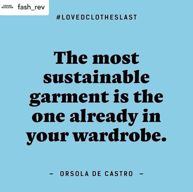 #LovedClothesLast #FashionRevolutionPVD #FashionRevolutionUSA