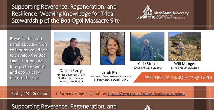 Darren Parry (@shoshonelder) on Twitter photo Please join us today at noon if you can. Great things happening🙏<a href="/USUClimateAdapt/">Climate Adaptation</a> <a href="/sustainable_usu/">USU Sustainability Club</a> <a href="/USUAggies/">Utah State University</a> Please join us today at noon if you can. Great things happening🙏<a href="/USUClimateAdapt/">Climate Adaptation</a> <a href="/sustainable_usu/">USU Sustainability Club</a> <a href="/USUAggies/">Utah State University</a>