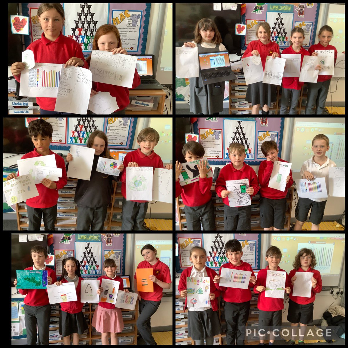 MrsMNicholas's tweet photo. Dosbarth Ffawydden yn cyflwyno eu gwaith prosiect grwp ar ailgylchu o flaen y dosbarth heddiw. ♻️ Presenting their group projects on recycling in front of the class today. ♻️ @missRSamuel #cyflwyniadau https://t.co/jxctTqFXHX