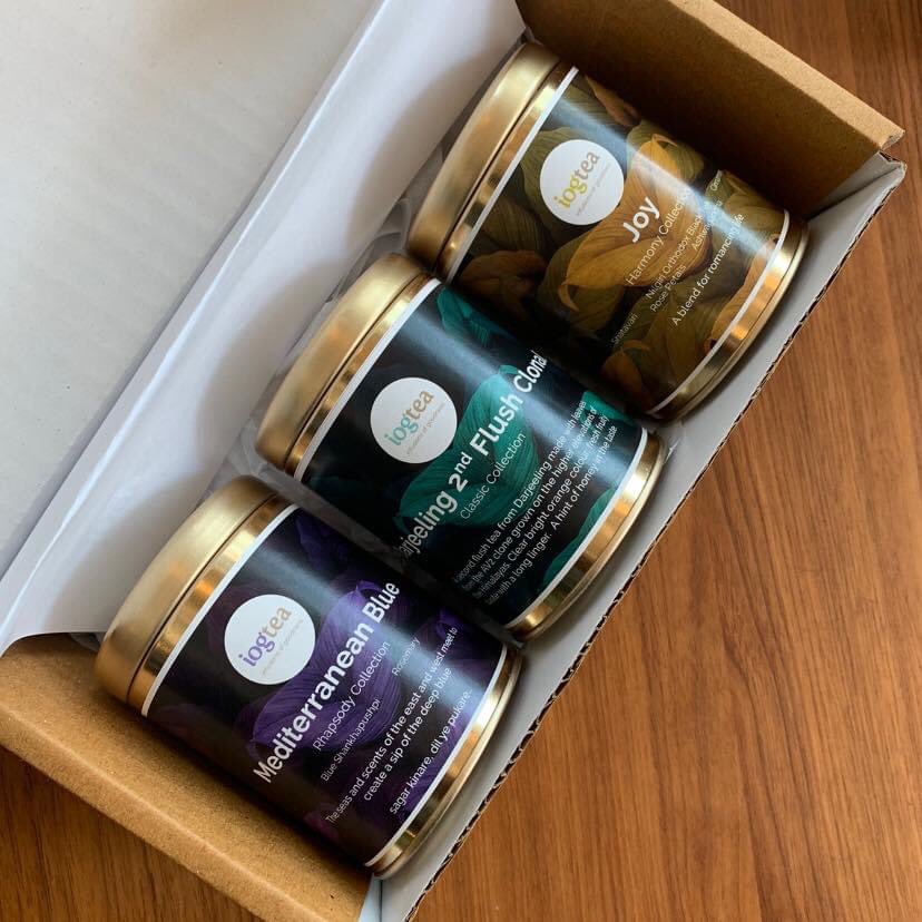 iogtea's tweet photo. Iogtea Selections...Harmony, Rhapsody, Classic.

A big thanks to @hyphendesign @utkar7h for designing the logo and the labels. https://t.co/slbBBpLxT9