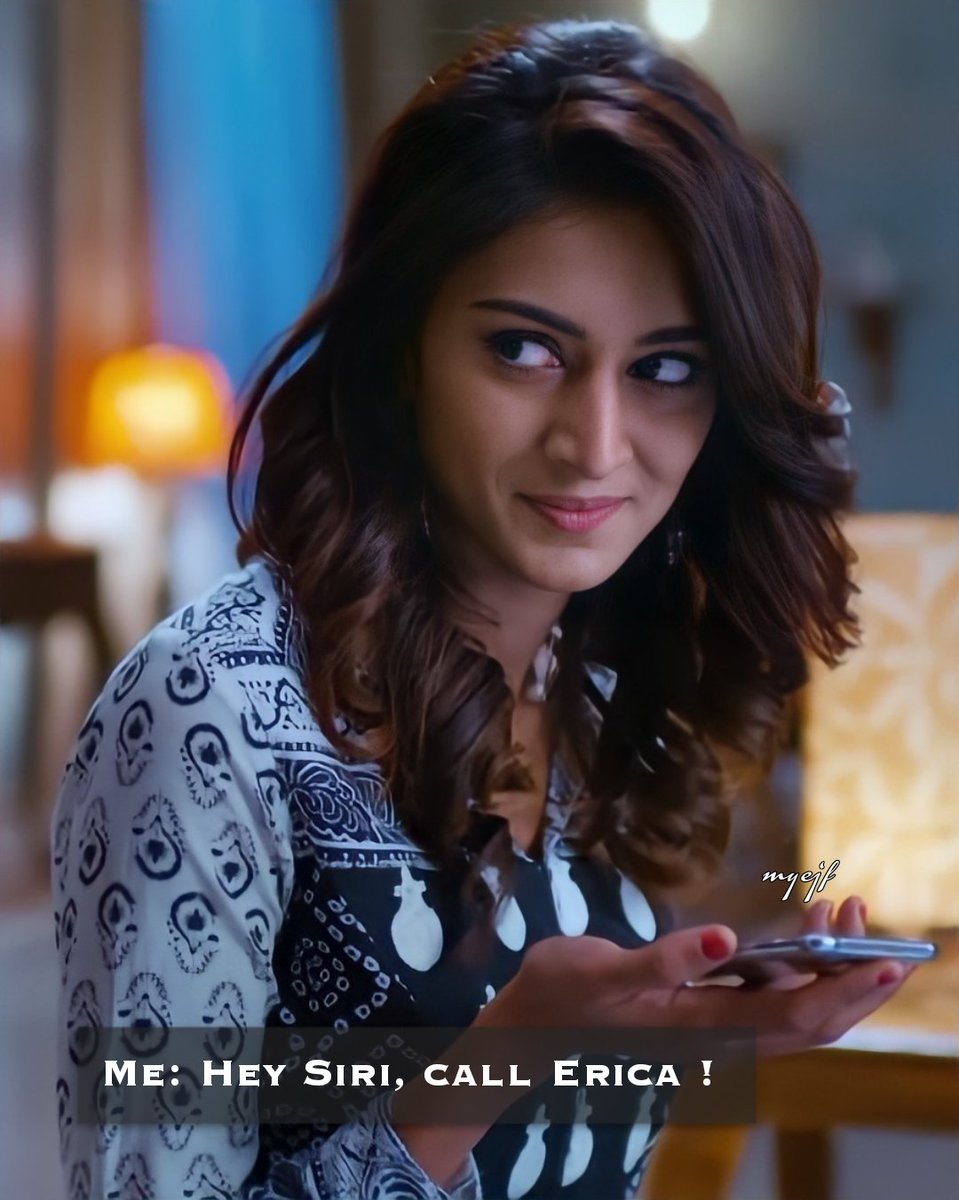myejf's tweet photo. Basically missing Erica on screen🤧. Wanted to know when she will make a comeback ! Here is what Siri and me did 🐒

Me: Hey Siri, call Erica !

#EricaFernandes (1/4) https://t.co/zVFaw9IVHV