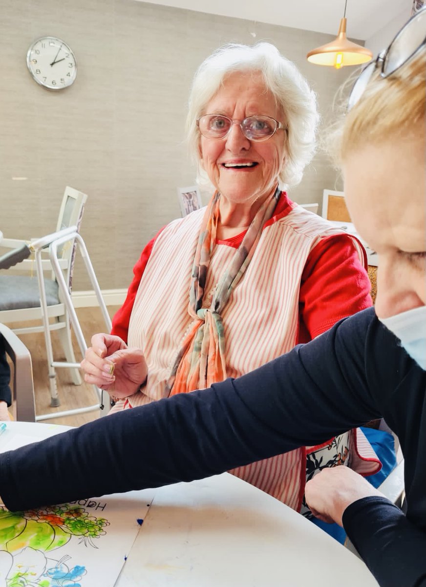 GoldendaleHouse's tweet photo. We have been getting arty in preparation for Easter here at Goldendale House this week! 🐣

#GoldendaleFamily #CareHomeActivities #CareHomesUK #StokeonTrent #Staffordshire #Easter2021 https://t.co/PGeqMJJW2l