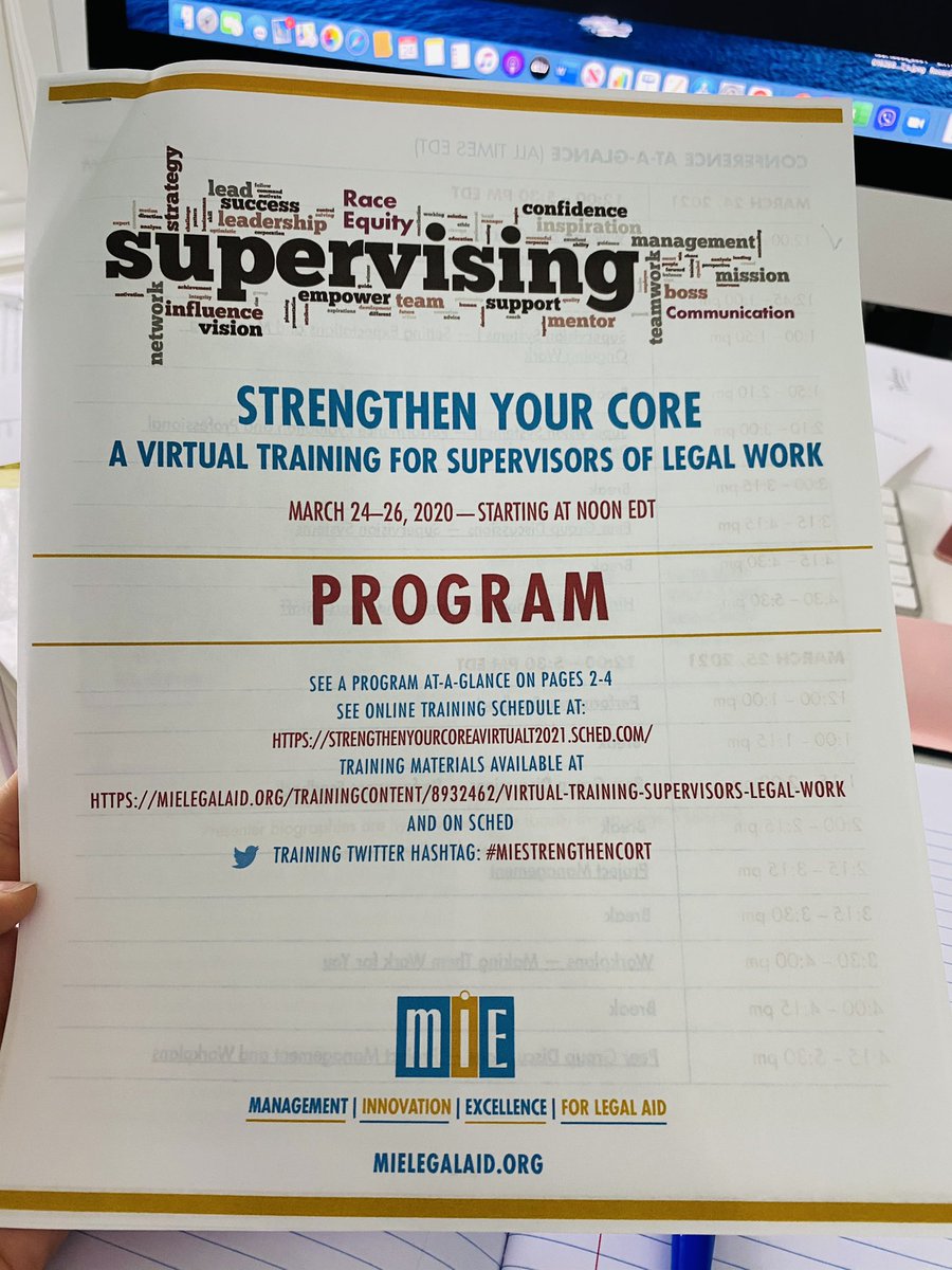 Strengthening Your Core Virtual Training by MIE - Finding your leadership identity happening now!  #MIESTRENGTHENCORT