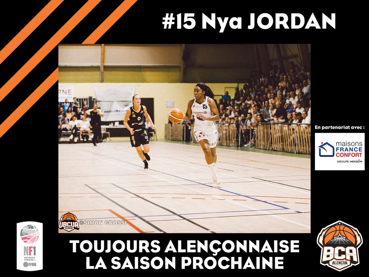 usbda61's tweet photo. ⚠️ NF1 ⚠️

Que le public de Louvrier se rassure, la reine de l'applaudimètre sera bien présente en août prochain. Arrivée lors de notre montée en NF1, Nya sait que le projet du club peut lui permettre de découvrir le milieu professionnel du basket français. https://t.co/fJfGsglUkf
