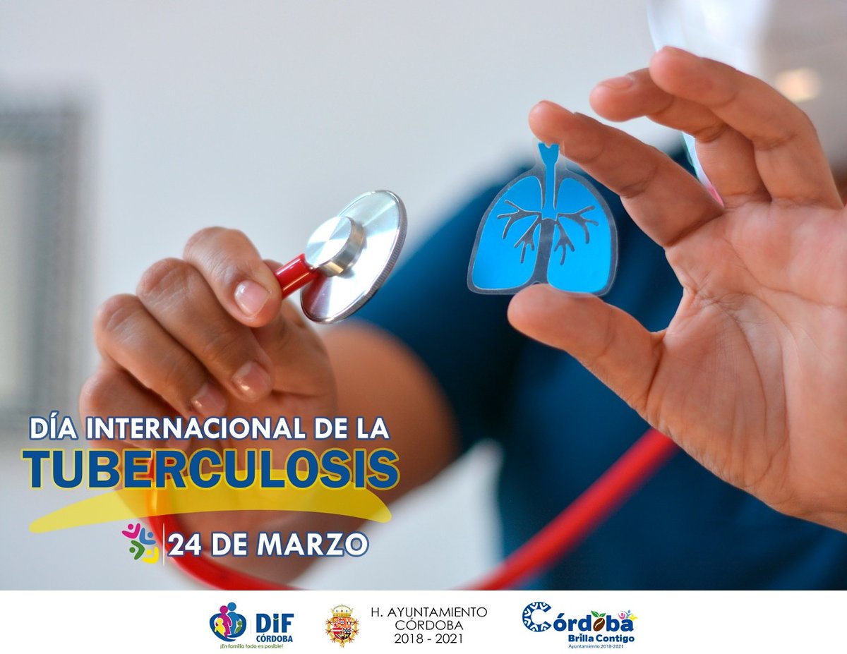 DIFCordoba's tweet photo. Día Mundial de la Tuberculosis 

#DIFCórdoba te invita este día a hacer conciencia sobre esta enfermedad con el fin de atenderse y detectarse a tiempo. https://t.co/fq2hX6cDLi