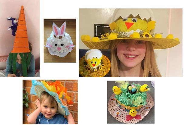 PinehurstP's tweet photo. Final chance to enter our VIRTUAL bonnet parade and win a chocolate treat.  Tweet us a picture of your Easter Bonnet or Spring Craft or send it in via Class Dojo. #Bonnetparade #EasterFun https://t.co/vlYmy2PPoo