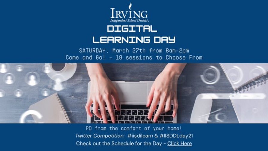 Hey <a href="/IrvingISD/">Irving ISD</a> who is attending this Saturday?  Free PD, awesome presenters, &amp; 18 sessions that you need in your life!  Still not sure?  Prizes too : ) This event is a true #IISDGameChangers so see you there! Click this link to access schedule &amp; register - tinyurl.com/2k46rnkm