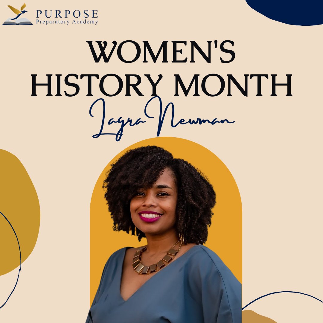 Purpose_Prep's tweet photo. Today, we are incredibly proud to spotlight #PurposePrep’s very own, Lagra Newman! As the Founder & Head of School, Ms. Newman is charting a new path forward for the brilliant young minds of the North Nashville community.
#WomensHistoryMonth #LagraNewman #PurposePrep https://t.co/JCrtl4LgLF