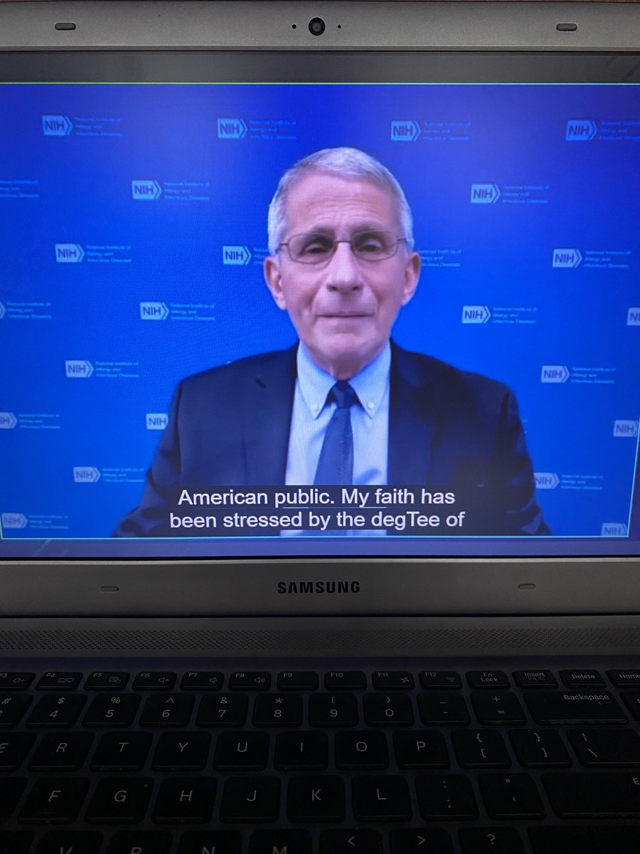 CAHMEconnects's tweet photo. “I have faith in science. I have faith in the ultimate goodness of the American people,” said Dr Anthony Fauci ⁦@ACHEConnect⁩ #ACHECongress. Thank you for your leadership in this most difficult period. https://t.co/9wovHAkb67