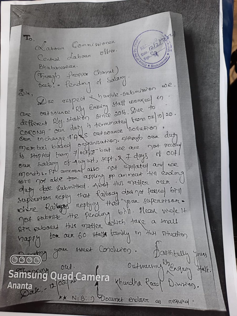 EAST COAST KUR DIVISION RAILWAY ENQUIRY STAFF tweet media