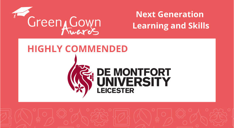 greengowns's tweet photo. Highly Commended for the Next Generation Learning and Skills Award is @dmuleicester https://t.co/a0RYy2DEnO https://t.co/AHMh5UZylt