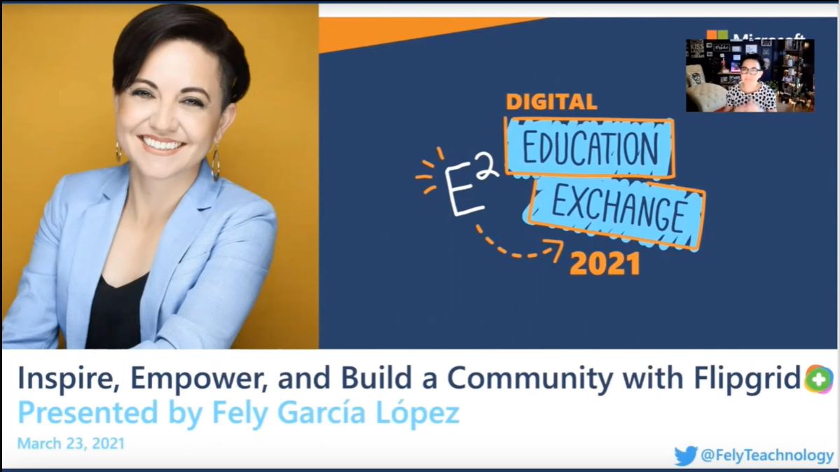 olefnata1's tweet photo. "Inspire, Empower and Build a Community with Flipgrid"
I took some interesting ideas for myself! Thank you, @FelyTeachnology 👏
#E2 #E2Everywhere #E22021 #FlipgridForAll 
@MicrosoftEDU
 
@Flipgrid https://t.co/i0S1u9b0yg