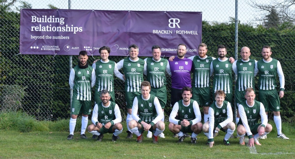 We are proud to see our Audit manager Adam Gavin and the team at <a href="/stlawrencefc/">St Lawrence F.C</a>  wearing their new kit sponsored by Bracken Rothwell.