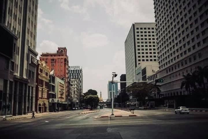 chonwe7's tweet photo. Today Silence Strike in Myanmar

#WhatsHapppeningInMyanmar 
#silentstrikeinmyanmar https://t.co/6JYvrCZm4K