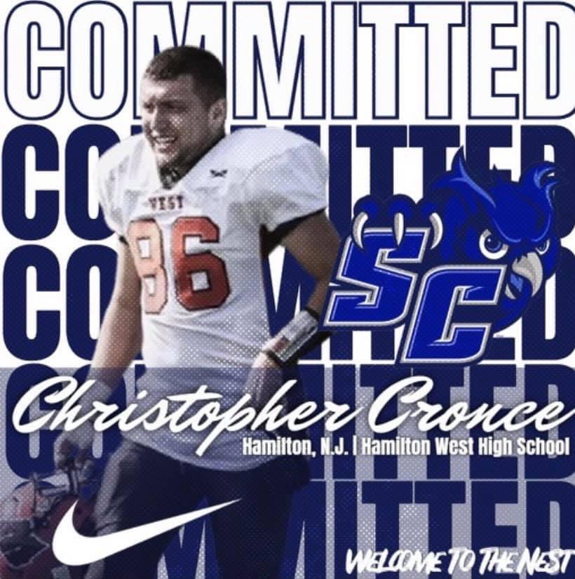 Congrats to one of the best LBs ever to play at Hamilton West <a href="/ccronce2/">christopher</a> We know you’ll #REPWest with pride. <a href="/SCSUFB/">SCSU Football</a> is getting a stud.