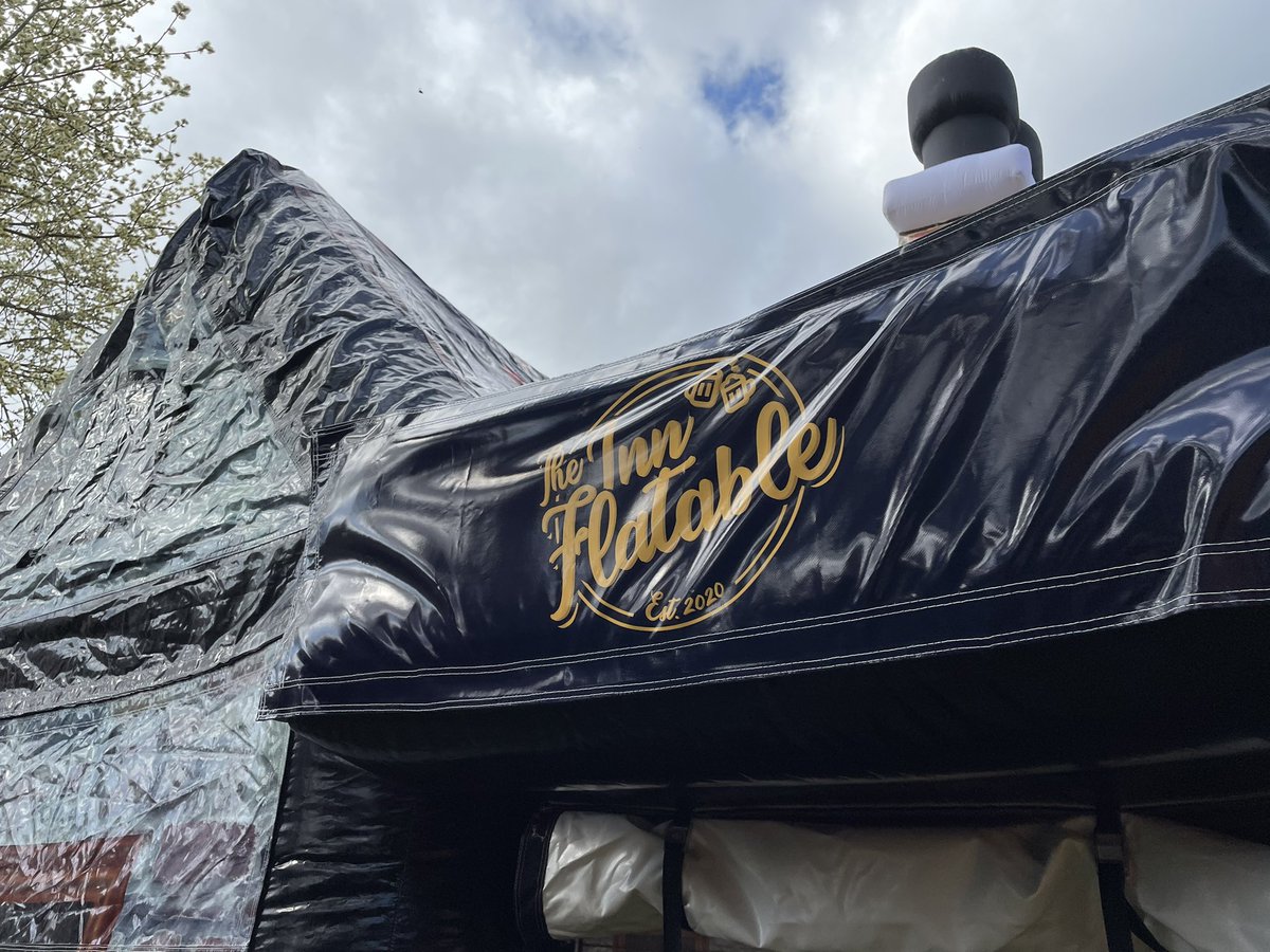 TFlatable's tweet image. Summer is quickly approaching and we have added to the fleet to prepare again!!! Book now to avoid disappointment!! #inflatable #pub #Summer2021 #party #drinks #gardenparty #music #friends