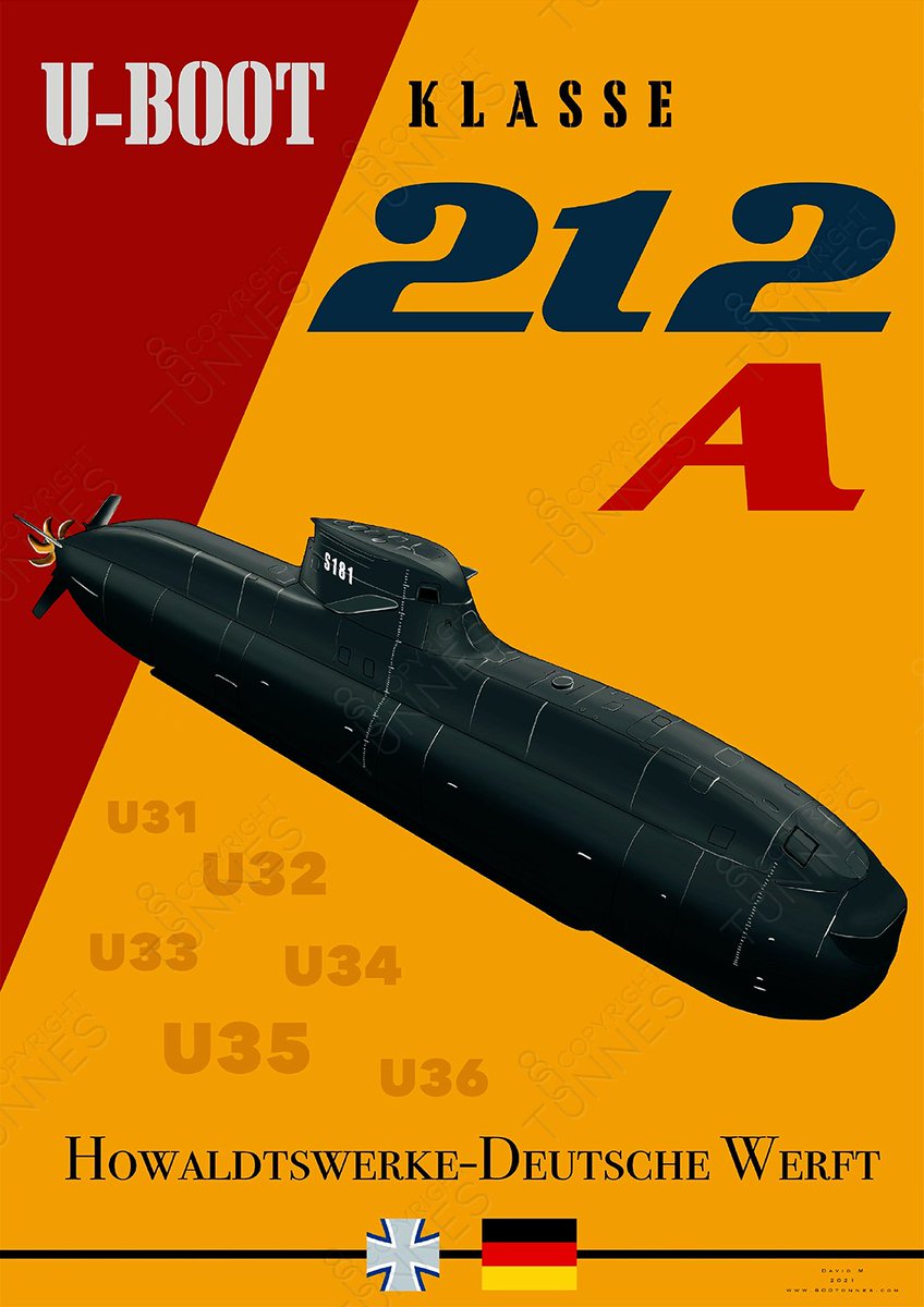 800Tonnes's tweet image. Ich freue mich, unseren Freunden in Deutschland mitteilen zu können, dass das Poster des deutschen U-Bootes Typ 212 der Deutschen Marine jetzt auf 800tonnes.com zum Verkauf steht. 

800tonnes.com/en/germany/145…

#type212 #uboot #deutschemarine #submarine @deutschemarine