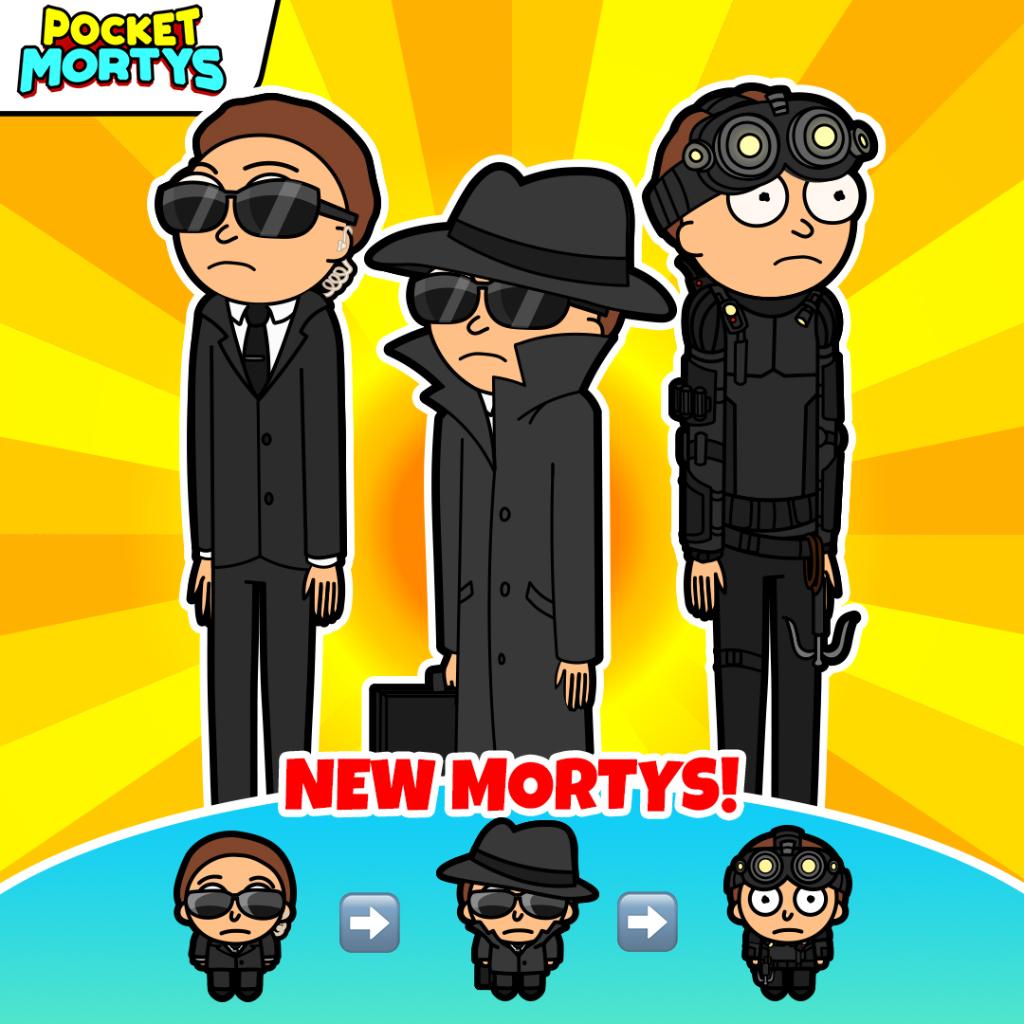 The new Agent Mortys are available in the wild. I don't trust them.