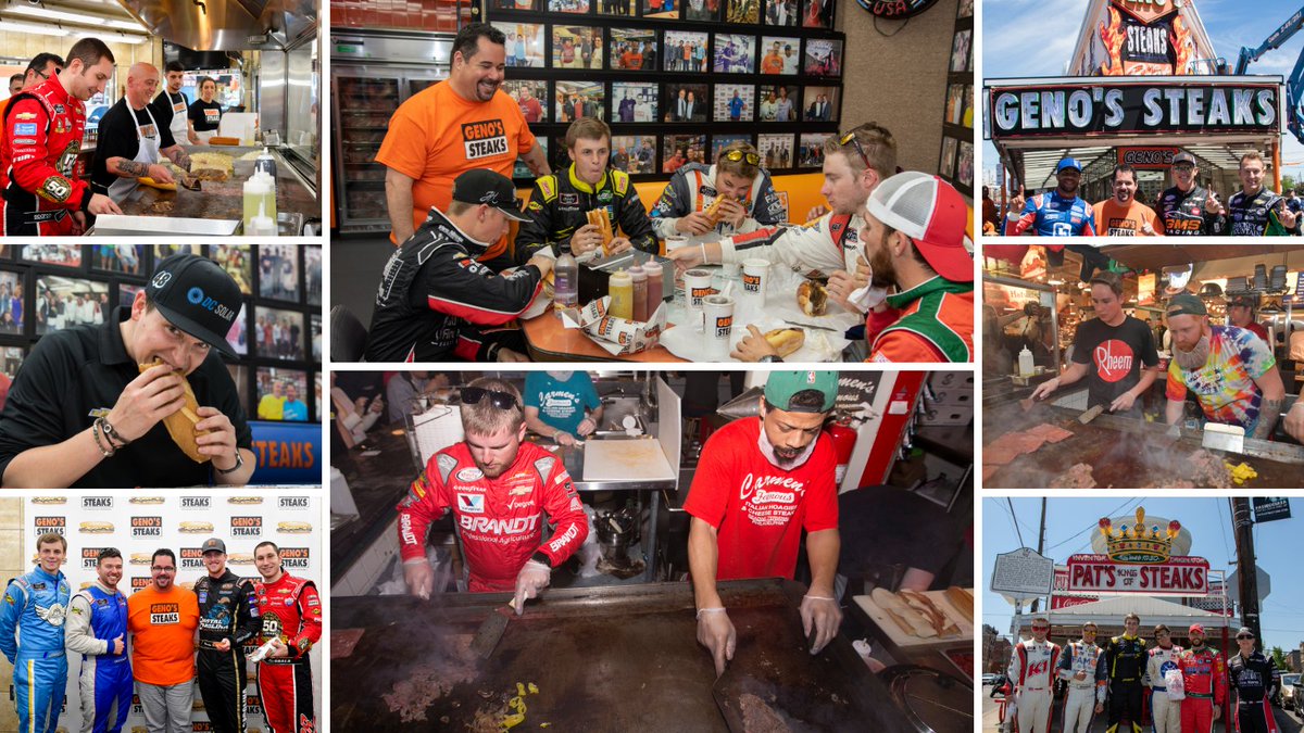 PoconoRaceway's tweet photo. Happy #NationalCheesesteakDay! π€€
#XFINITYTakeover | #NASCAR | #Philadelphia https://t.co/ALrBL2rIXt