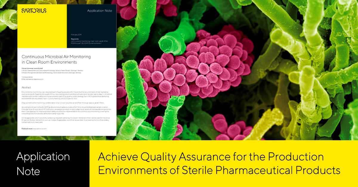 SartoriusGlobal's tweet image. What&apos;s the best way to achieve quality assurance for the production environments of sterile pharmaceutical products? Download our new application note to find out!

Get your free copy now: ow.ly/lTC050DVhNH

#pharmaqc #pharmaqualitycontrol #qualitycontrol