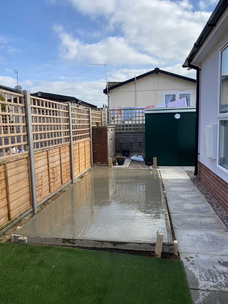 LtdLees's tweet photo. Small concrete base poured into the ground of a lodging home. All shapes and all sizes done any way you want, to contact us or for more information. Email: Leesasbestos@live.co.uk or visit the website Lee’s Solution LTD. You can also ring on 07792065408. https://t.co/zoe7QZq29P