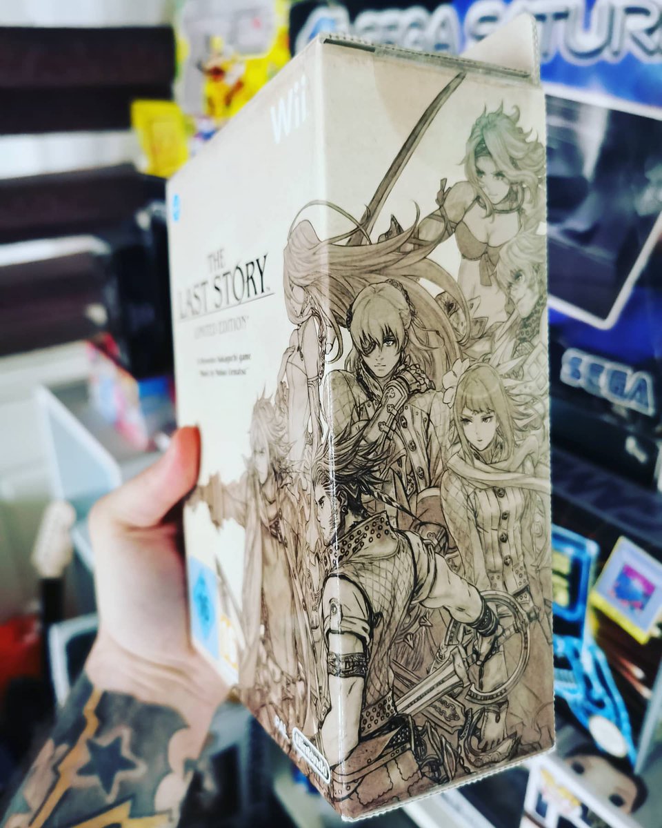 rad_retro_gamer's tweet photo. The Last Story an epic RPG for the Wii, this is a really Limited edition domes with Steelbook, art book and soundtrack. #thelaststory #rpg #rpggames #jrpg #jrpggames #wii #nintendoWii #wiigames #nintendogames #wiicollection #nintendocollection #retrogamer #retro #retrocollector https://t.co/LdqcRRau3n