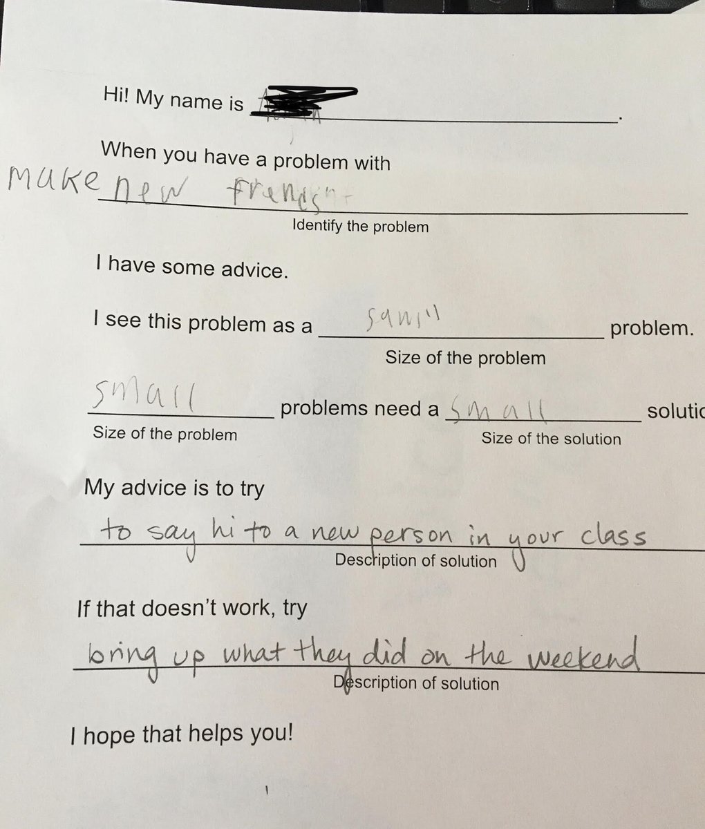 Ms. Garrad (@msgarrad_ljhs) on Twitter photo Middle schoolers love to give and get advice from peers so #MySEL strategy is our "advice column." We hear real student problems & write letters or make videos w/ our advice. Fun way for <a href="/LincJrHi/">LincolnJrHighSkokie</a> students to be the experts on SEL skills! I challenge <a href="/MsMurray_D69SEL/">Erin Murray</a> for #SELDay! Middle schoolers love to give and get advice from peers so #MySEL strategy is our "advice column." We hear real student problems & write letters or make videos w/ our advice. Fun way for <a href="/LincJrHi/">LincolnJrHighSkokie</a> students to be the experts on SEL skills! I challenge <a href="/MsMurray_D69SEL/">Erin Murray</a> for #SELDay!