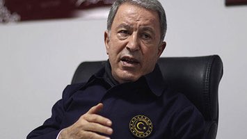 Turkey's National Defense Minister Hulusi Akar: We welcome the positive stance on Germany's eastern Mediterranean.