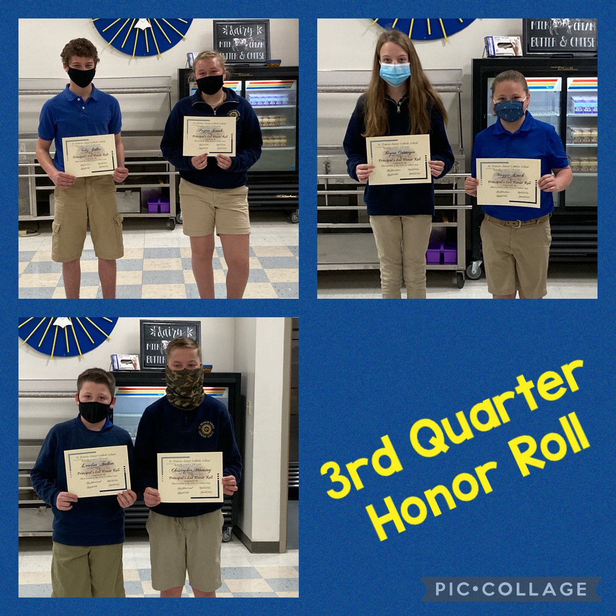sfxtigers's tweet photo. Congratulations to these Third Quarter Honor Roll students! 👏 Way to go Tigers! #SFXTigerPride #1Faith1Family1SFX https://t.co/IcOKJkcQv5
