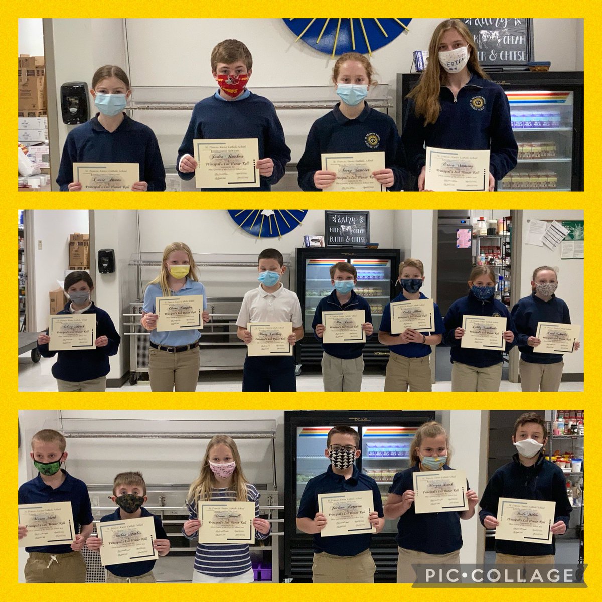 sfxtigers's tweet photo. Congratulations to these Third Quarter Honor Roll students! 👏 Way to go Tigers! #SFXTigerPride #1Faith1Family1SFX https://t.co/IcOKJkcQv5
