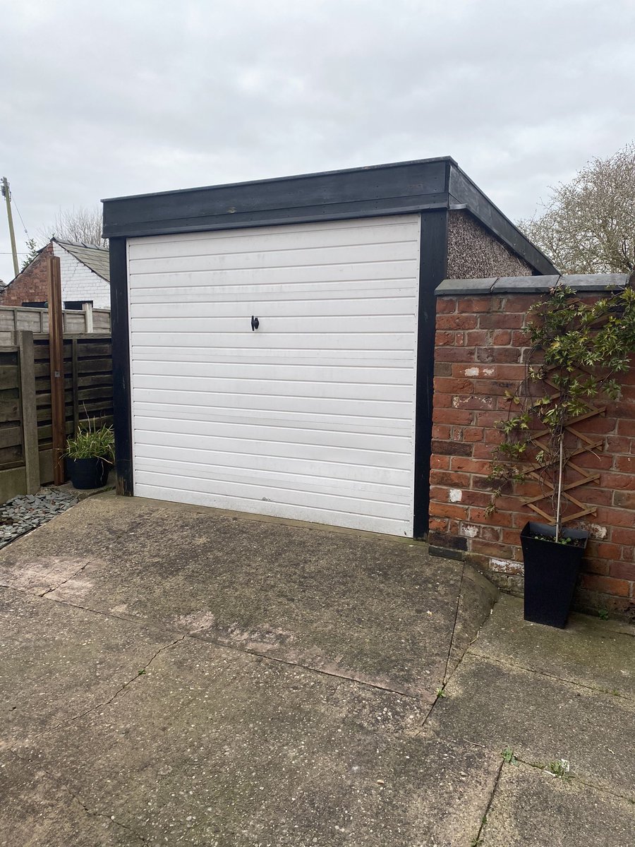 LtdLees's tweet photo. Concrete sectional garage taken down and concrete base poured with a ramp, built in around the side entrance to the house, in middlewich. https://t.co/q78oHAj3Jm