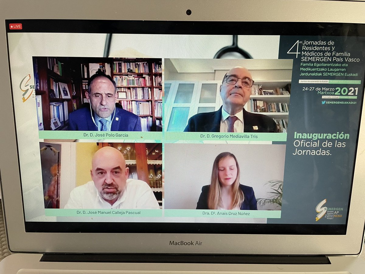 semergenpv's tweet photo. Empezamos.... 4ª Jornadas de Residentes y Médicos de Familia @semergenpv 
https://t.co/Pg9dv0U9ri
#semergeneuskadi21 https://t.co/UX05pP6per