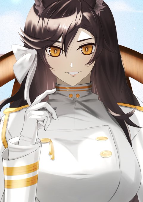 脚組み 愛宕
#アズレン 
#イラスト 