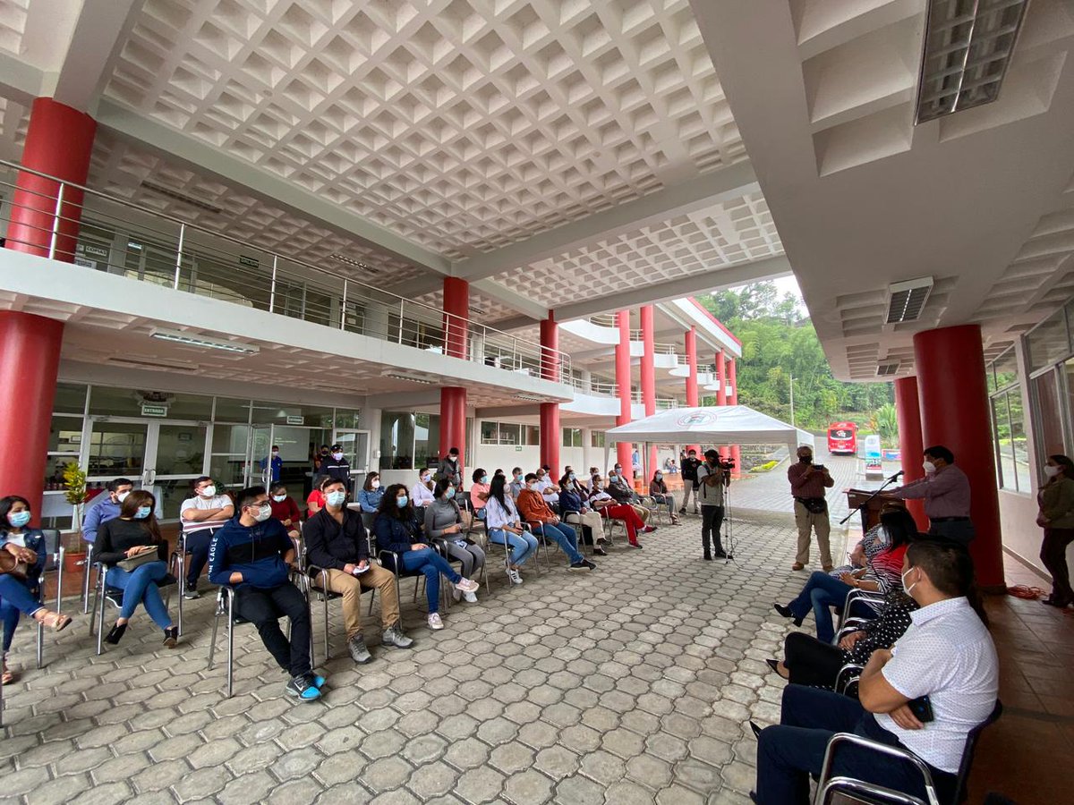 EspochRio's tweet photo. Autoridades Institucionales, representantes: estudiantiles, empleados y trabajadores visitaron las instalaciones de la @ESPOCH Sede Morona Santiago. https://t.co/xqXuRABukp