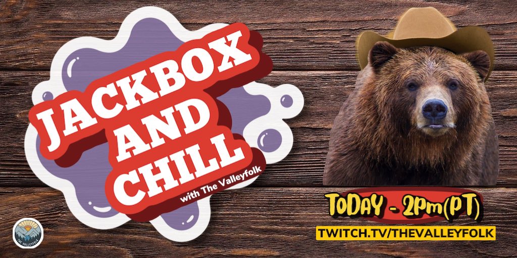 TODAY. 2PM(PT). twitch.tv/thevalleyfolk