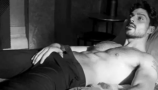 he’s up and in the mood for trouble