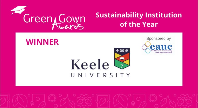 Congratulations <a href="/KeeleUniversity/">Keele University 🐿️</a> on being named Sustainability Institution of the Year <a href="/greengowns/">Green Gown Awards</a> 🥳🥳🥳
We are proud to work with students and staff across campus who are involved in sustainability projects 🎉