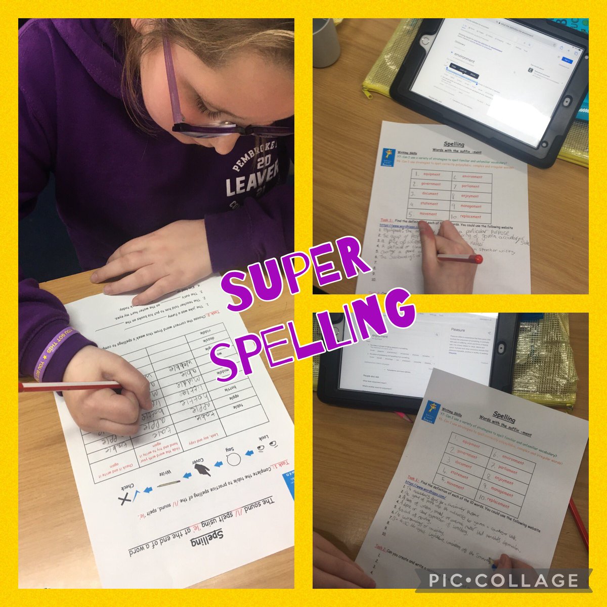 Year6PDCS's tweet photo. Yr 6 enjoyed their โAnalysing & Summarisingโ challenge - summarise the text in exactly 50 words #ReadingBehaviours ๐ Super spelling work today too and great discussion after watching Newsround #EthicalInformedCitizens ๐ https://t.co/8g4qpFdQio